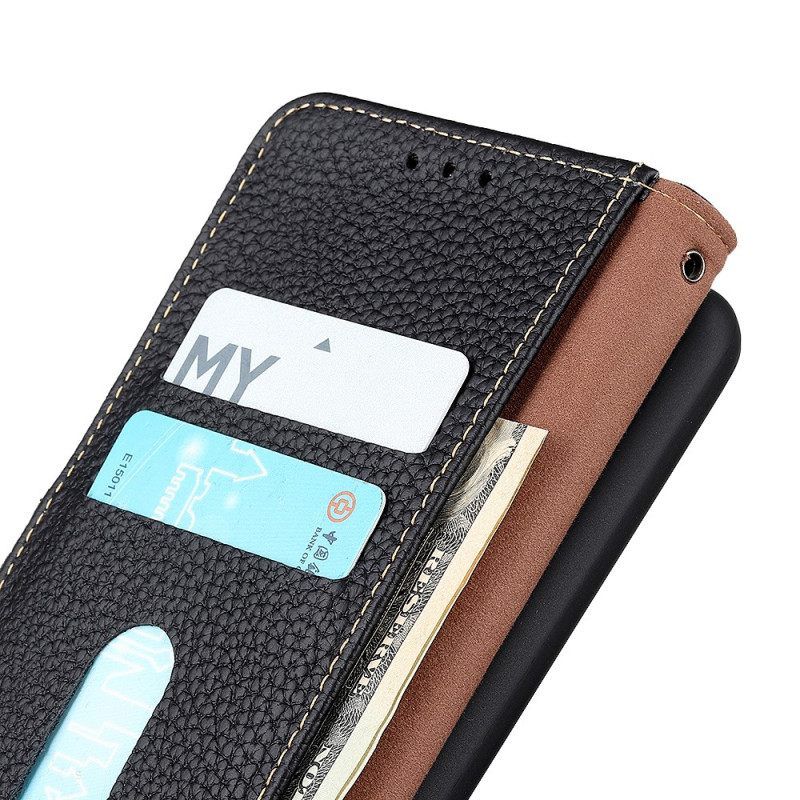 Κάλυμμα Realme C35 Khazneh Lychee Leather